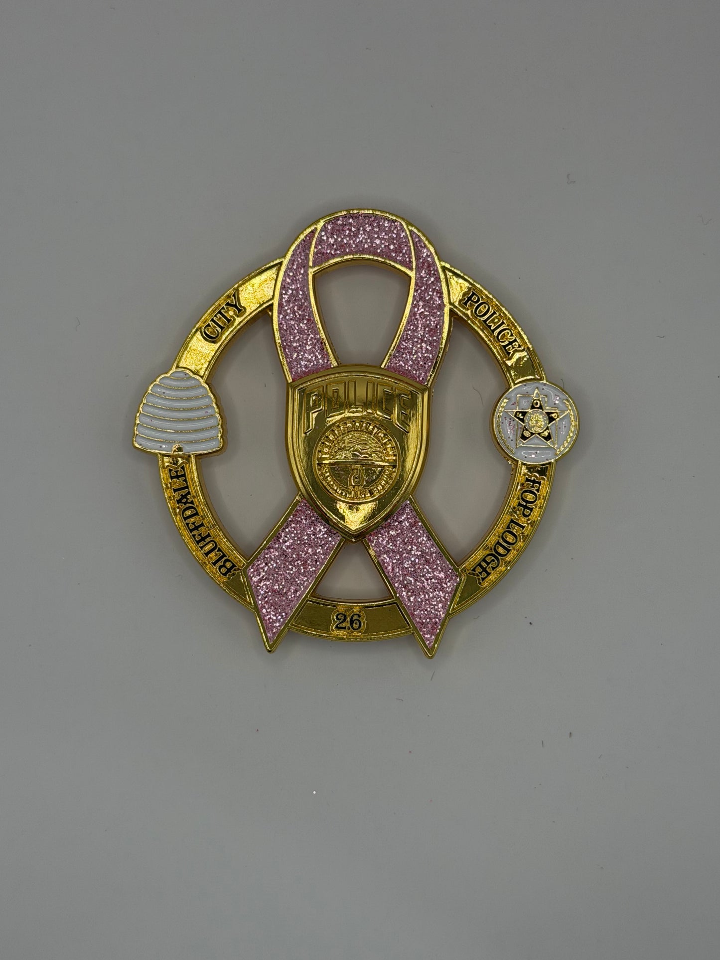 Saratoga FOP Breast Cancer Coin