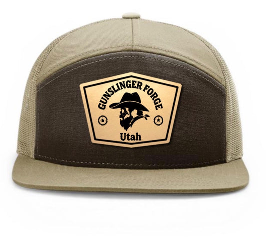 Pre-Sale 5 Panel Hat with leather logo