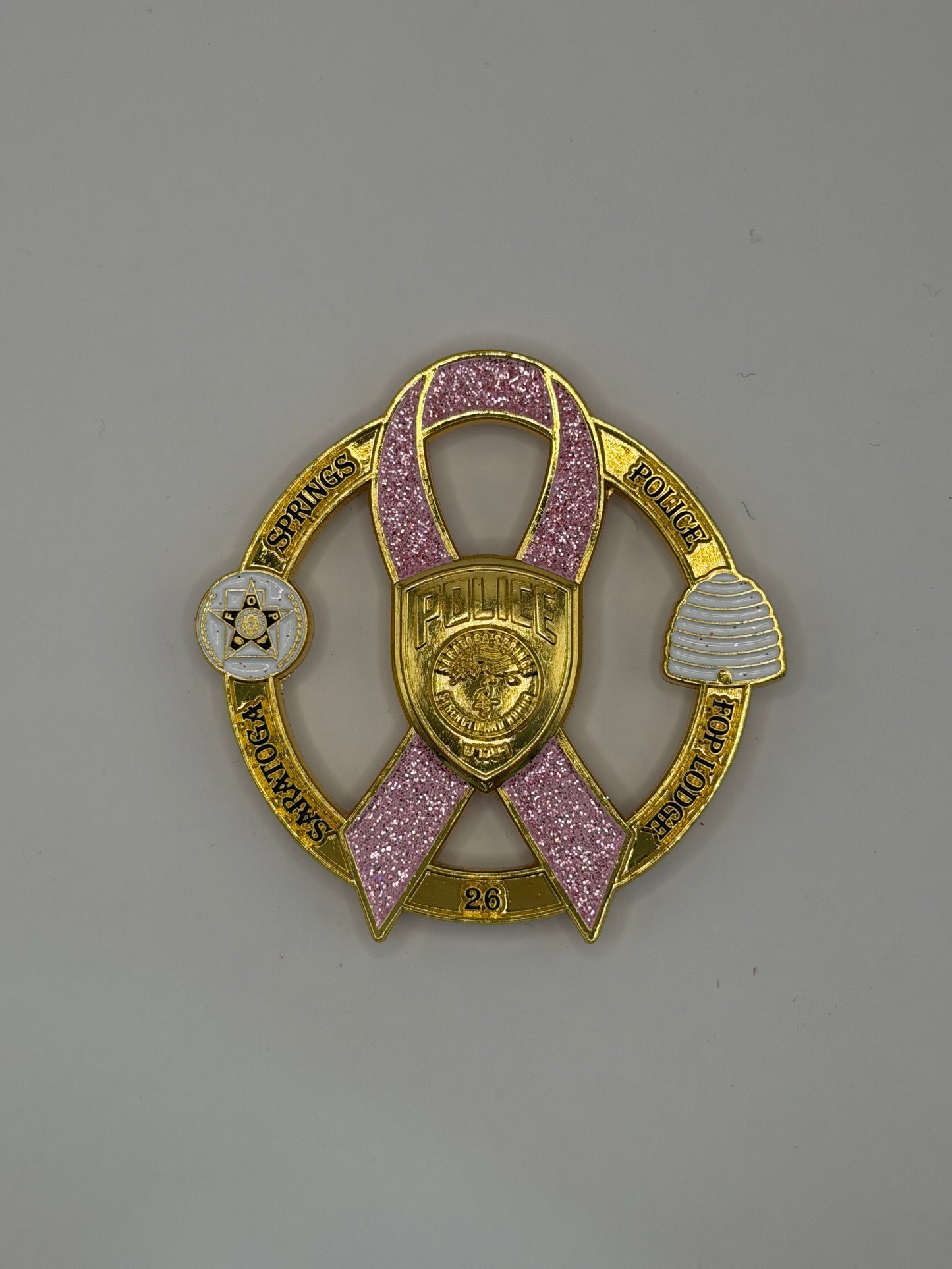 Saratoga FOP Breast Cancer Coin