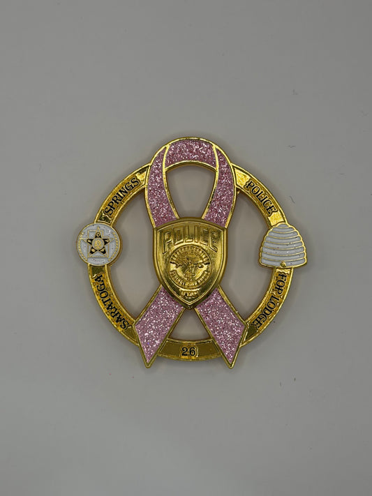 Saratoga FOP Breast Cancer Coin