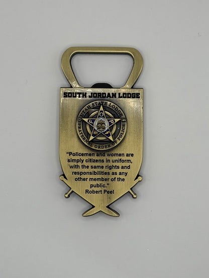 South Jordan FOP Bottle Opener
