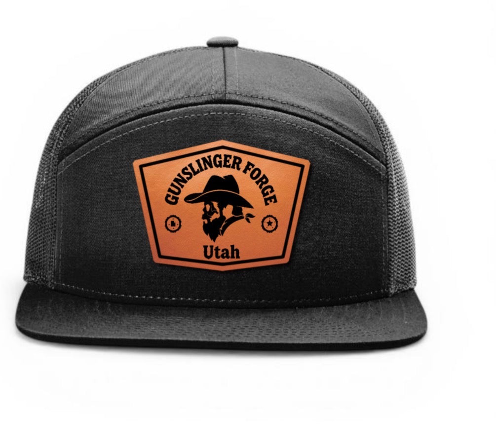 Pre-Sale 5 Panel Hat with leather logo